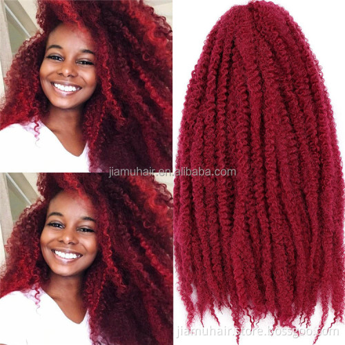 Marley Braids Hair Extension 18 inch Afro Twist Braid Synthetic Crochet Hair  Wholesale